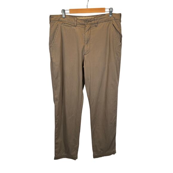 Cabela’s Men’s 36x34 Aged Khakis Flannel Lined 100% Cotton Pants Casual Outdoor - Picture 2 of 10